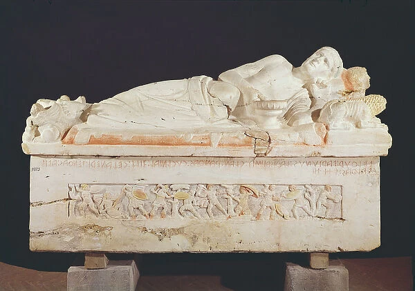Sarcophagus of Velthur Partunus, 8th-1st century BC (terracotta)