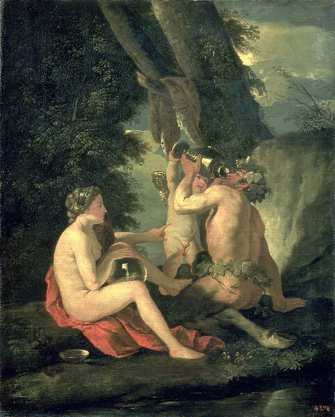 Satyr and Nymph, 1630 (oil on canvas)