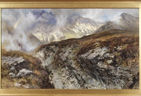 Sgurr nan Guillean, Isle of Skye, 1885 (oil on canvas)