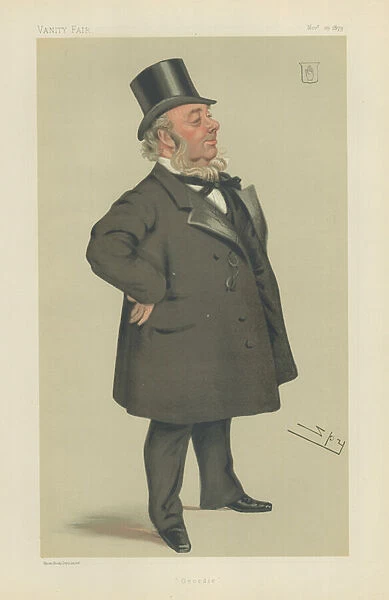 Sir George Elliot (colour litho)