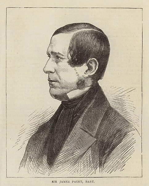 Sir James Paget, Baronet (engraving)