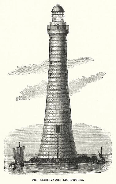 The Skerryvore Lighthouse (engraving)