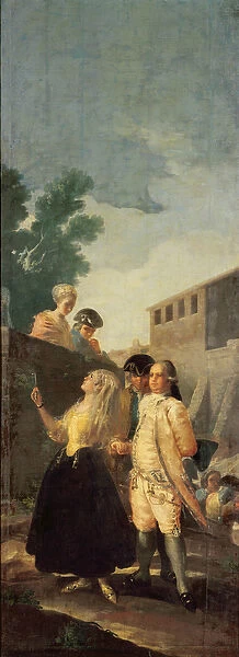 The Soldier and the Young Lady, 1778-79 (oil on canvas)