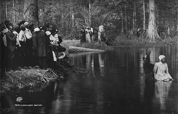 A Southern baptism, Aiken, 1900-06 (b  /  w photo)