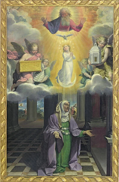 St. Anne and the Immaculate Conception (oil on canvas)