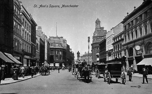 St. Anns Square, Manchester, c. 1910 (b  /  w photo)