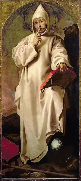 St. Bruno (1030-1101) (oil on canvas)