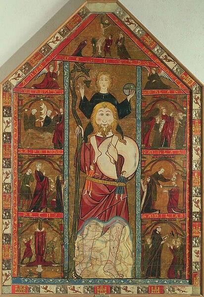 St. Christopher and the Infant Christ, The Deposition and Scenes from the Lives of