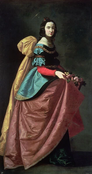 St. Elizabeth of Portugal (1271-1336) 1640 (oil on canvas)