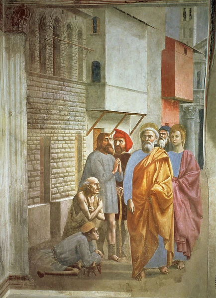 St. Peter Healing With His Shadow, c. 1427 (fresco)