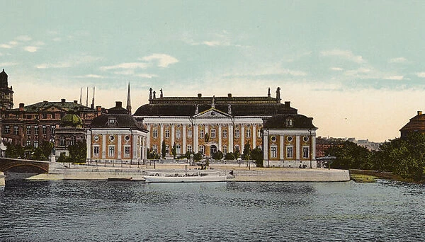 Stockholm: Riddarhuset (coloured photo)