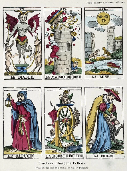 Tarot game. Picture of Epinal, 19th century