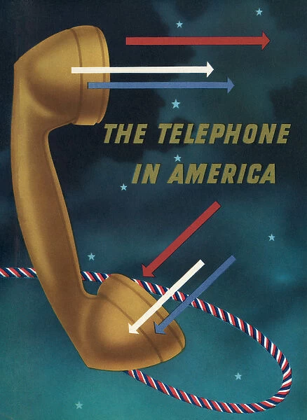 Telephone Receiver, 1954 (screen print)