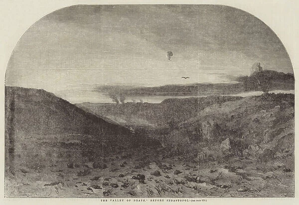'The Valley of Death, 'before Sebastopol (engraving)