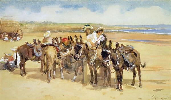 Tynemouth Sands, 1907 (w  /  c on paper)