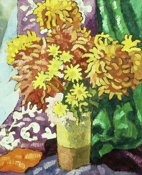 Vase de Dahlias, c. 1935 (oil on canvas)