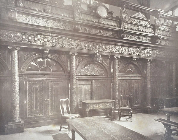 View of Grays Inn Hall, London, 1885 (b  /  w photo)