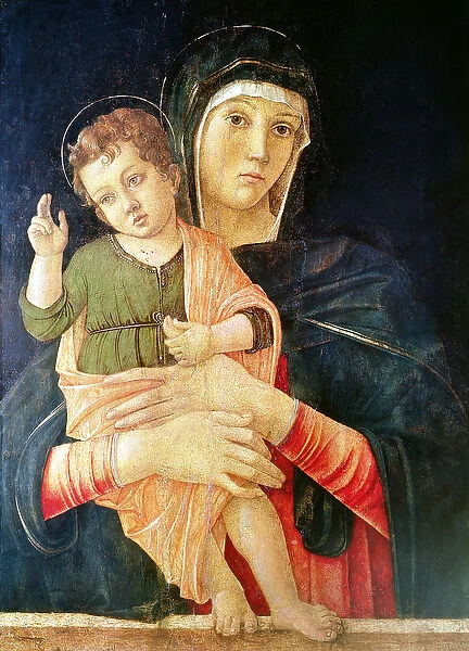 The Virgin and Child Blessing, 1460-70 (tempera on panel)