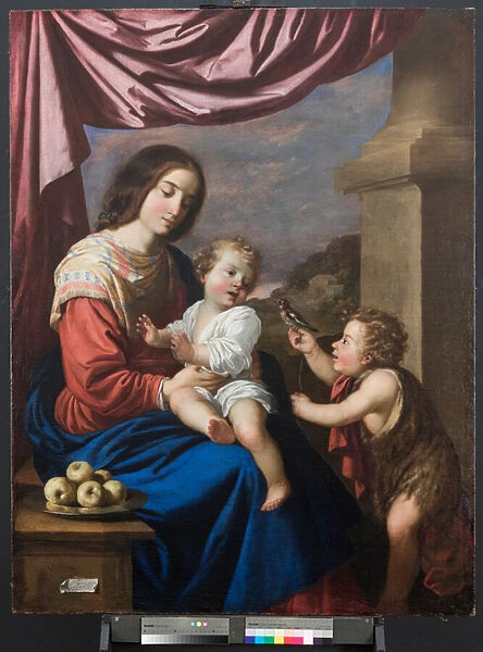 Virgin and Child with Saint John, 1658 (oil on canvas)