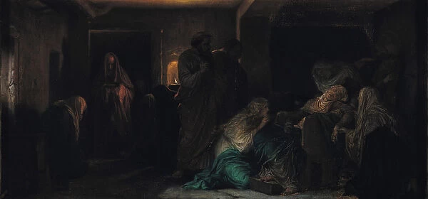 The Virgin Fainting, 1856 (oil on canvas)