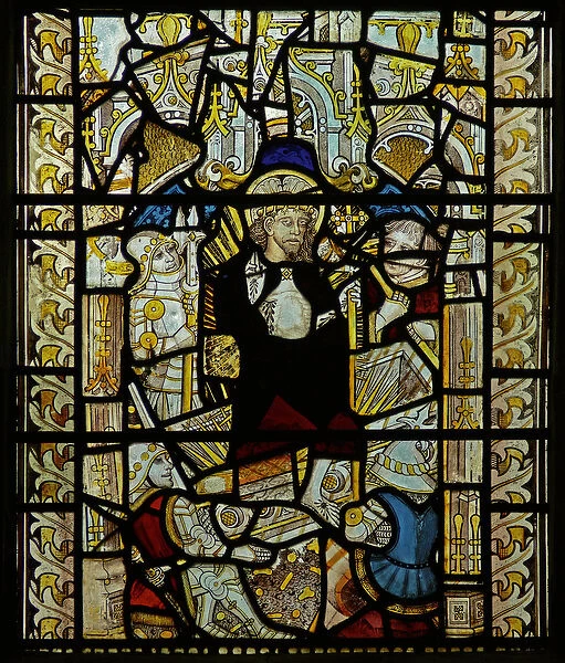 Window depicting the Resurrection (stained glass)