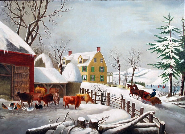 Winter Morning, 1868 (oil on canvas)