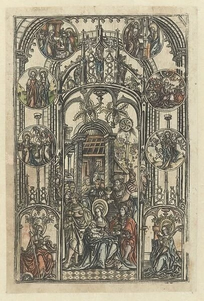 The Adoration of the Magi, Monogrammists (16e eeuw), 1510 - 1530