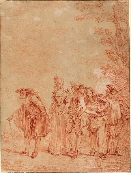 Antoine Watteau (French, 1684 - 1721), The Wedding Procession, c