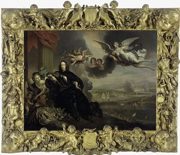 Apotheosis of Cornelis de Witt, with the Fleet on its way to Chatham in the background