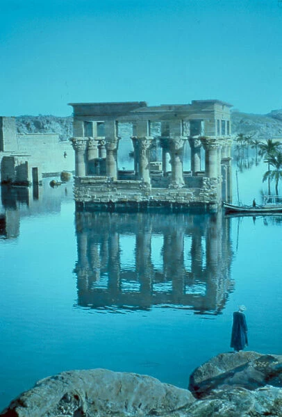 Assuan Philae Kiosk 1950 Egypt