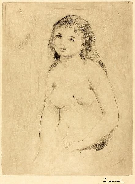 Auguste Renoir, Study for a Bather (Etude pour une baigneuse), French, 1841 - 1919