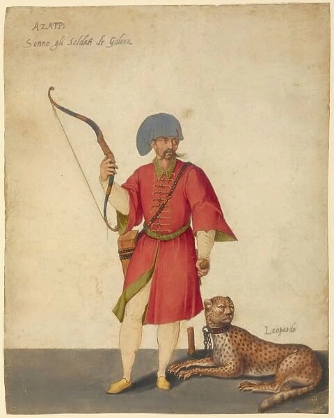 An Azappo Archer with a Cheetah