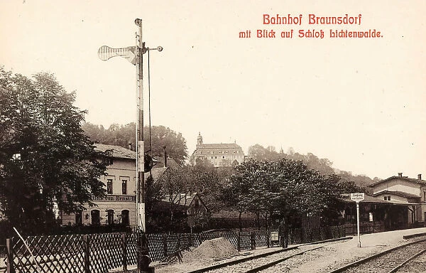 Bahnhof Braunsdorf-Lichtenwalde Railway signs
