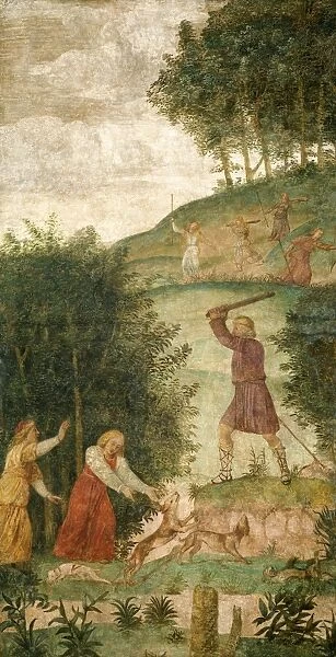 Bernardino Luini, Cephalus Punished at the Hunt, Italian, c. 1480-1532, c. 1520-1522