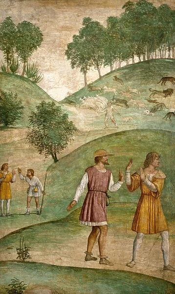 Bernardino Luini, The Misfortunes of Cephalus, Italian, c. 1480-1532, c. 1520-1522