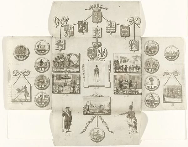 Boardgame about the Patriots, 1793, Anonymous