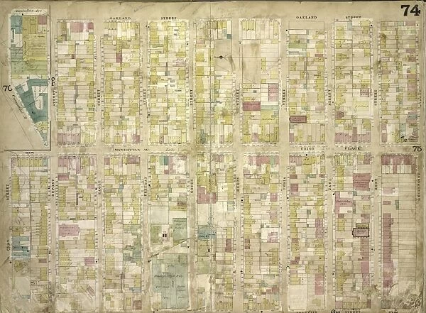 Brooklyn, Vol. 4, Double Page Plate No. 74; Map bounded by Manhattan Ave