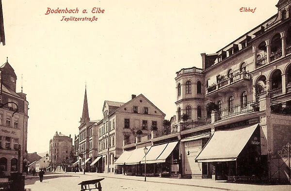 Buildings Děčin 1911 Usti nad Labem Region