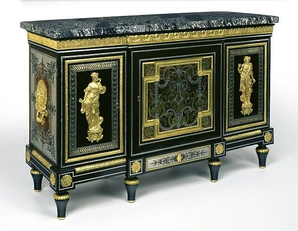 Cabinet; Attributed to Philippe-Claude Montigny