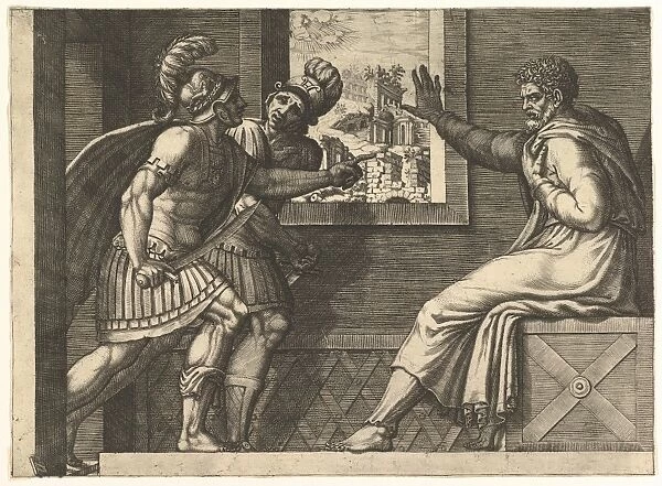 Caius Marius prison two Cimbrian soldiers entering