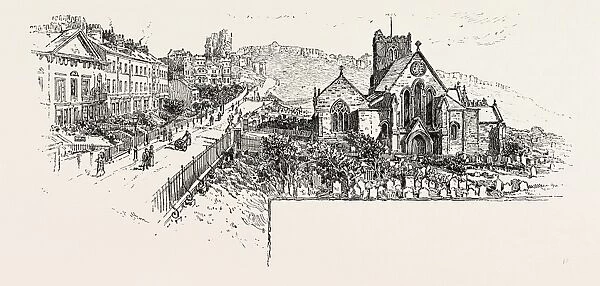 Castle Hill, Scarborough, with the Church