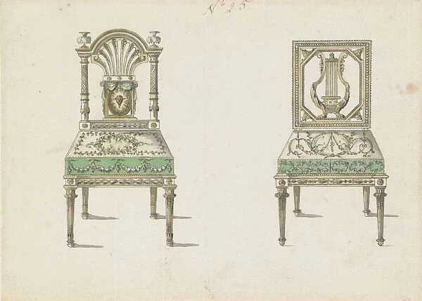 Two chairs Two chairs chair Paris c 1780 1785