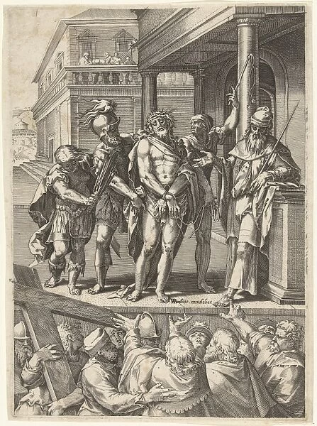 Christ Presented to the People (Ecce Homo), Cornelis Cort, Anonymous, Etienne Duperac