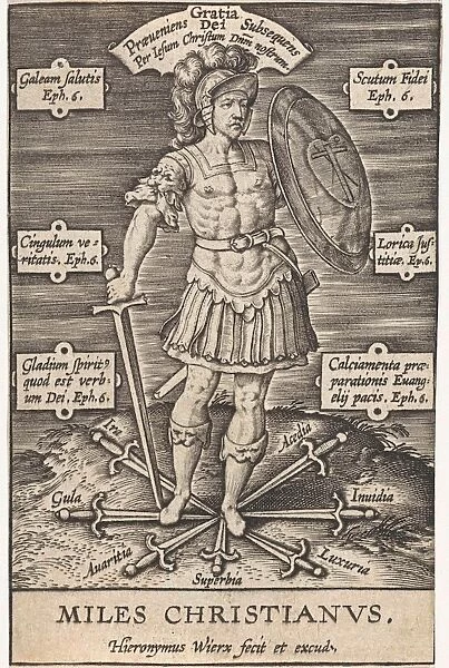Christian Knight, Hieronymus Wierix, Girolamo Olgiati, 1563 - before 1619