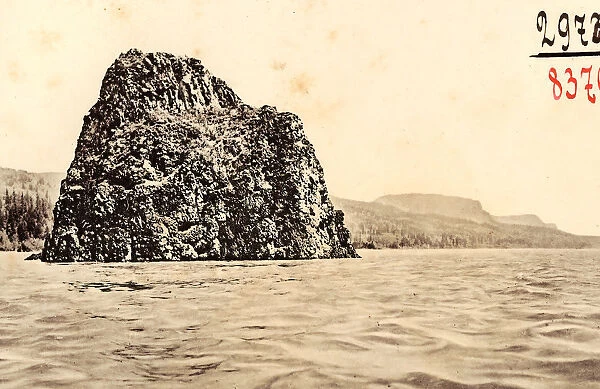 Columbia River Gorge Rocks Oregon 1906 Sentinel Rock