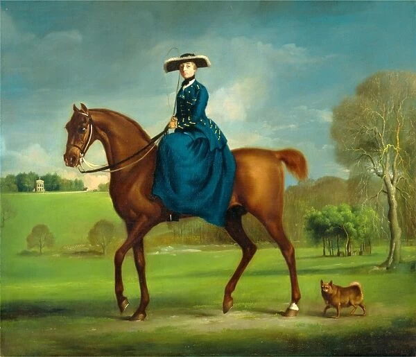 The Countess of Coningsby in the Costume of the Charlton Hunt, George Stubbs, 1724-1806
