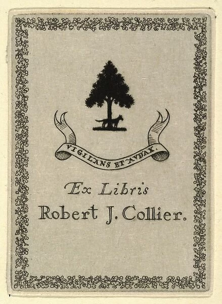 Drawings Prints, Print, Ex, Libris, Robert, J. Collier, Artist, Ernest Haskell, American