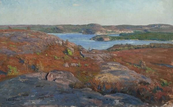 Elias Erdtman Landscape FjAÔé¼rAas Halland Oil