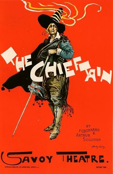 English Poster for Savoy Theatre, The Chieftain. Hardy, Dudley (1867-1922), Artist