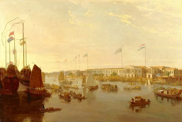 The European Factories, Canton, William Daniell, 1769-1837, British